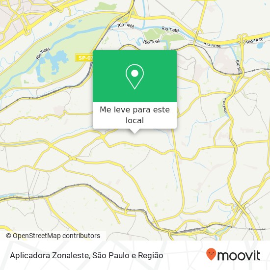 Aplicadora Zonaleste mapa