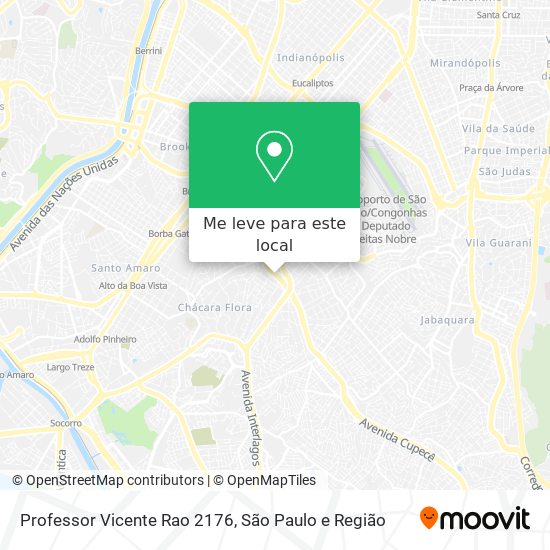 Professor Vicente Rao 2176 mapa