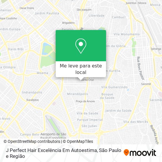 J Perfect Hair Excelência Em Autoestima mapa