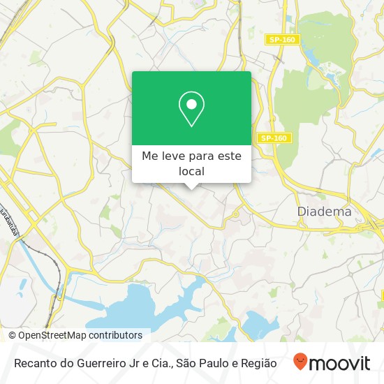 Recanto do Guerreiro Jr e Cia. mapa