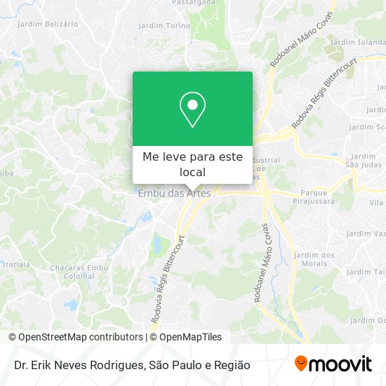 Dr. Erik Neves Rodrigues mapa