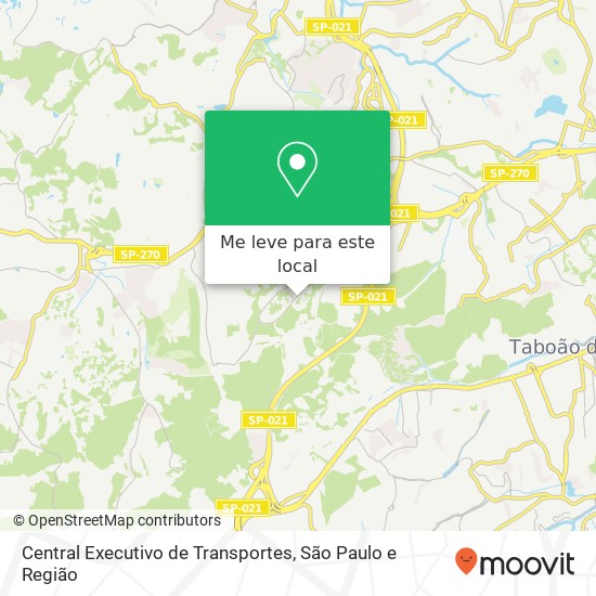 Central Executivo de Transportes mapa