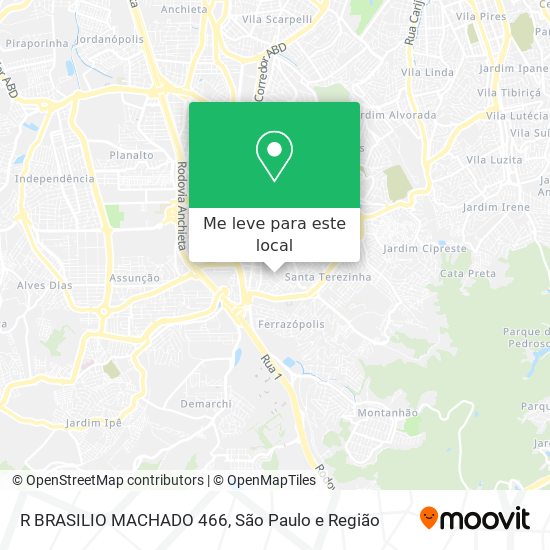 R BRASILIO MACHADO 466 mapa