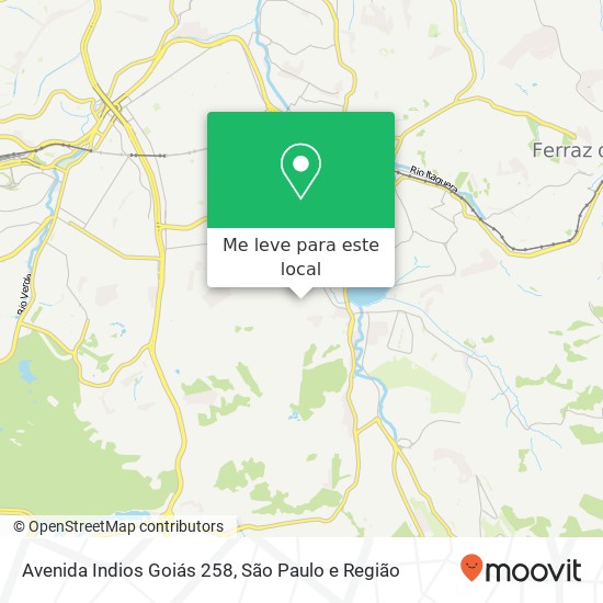 Avenida Indios Goiás 258 mapa