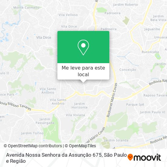Avenida Nossa Senhora da Assunção 675 mapa