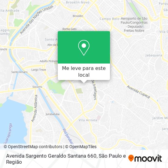 Avenida Sargento Geraldo Santana  660 mapa