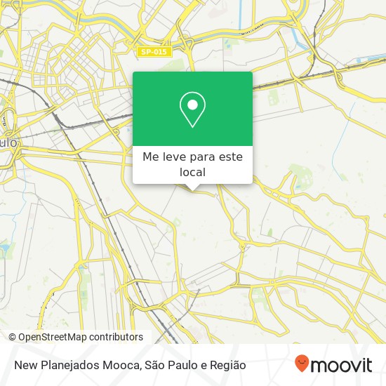 New Planejados Mooca mapa