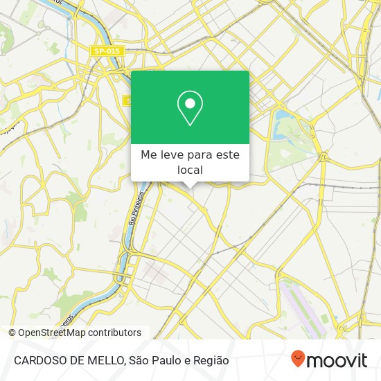 CARDOSO DE MELLO mapa