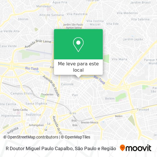 R Doutor Miguel Paulo Capalbo mapa