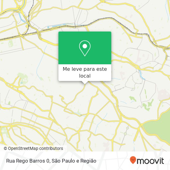 Rua Rego Barros 0 mapa