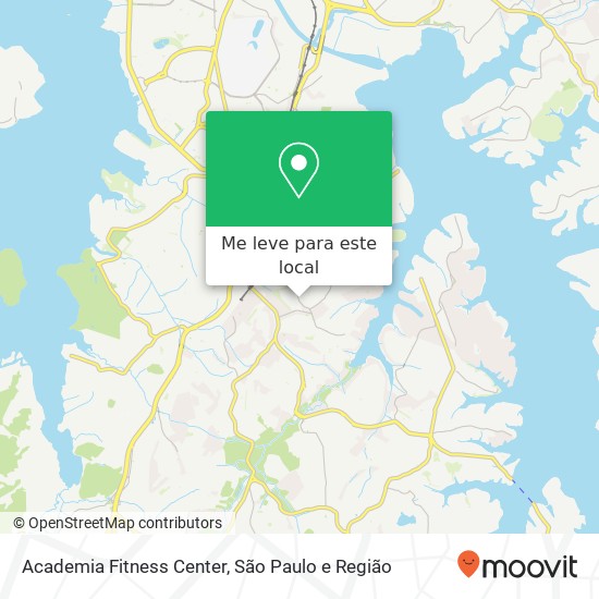 Academia Fitness Center mapa