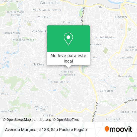 Avenida Marginal, 5183 mapa