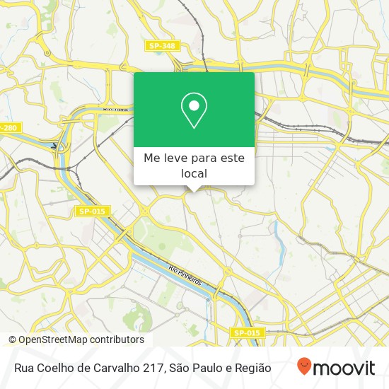 Rua Coelho de Carvalho 217 mapa