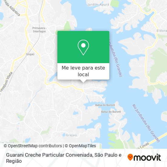 Guarani Creche Particular Conveniada mapa