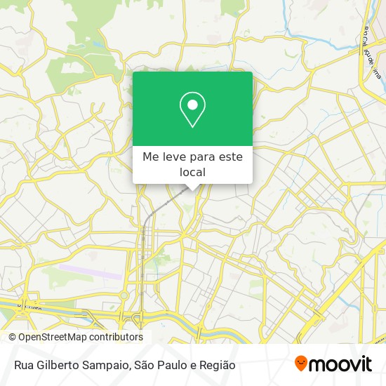 Rua Gilberto Sampaio mapa