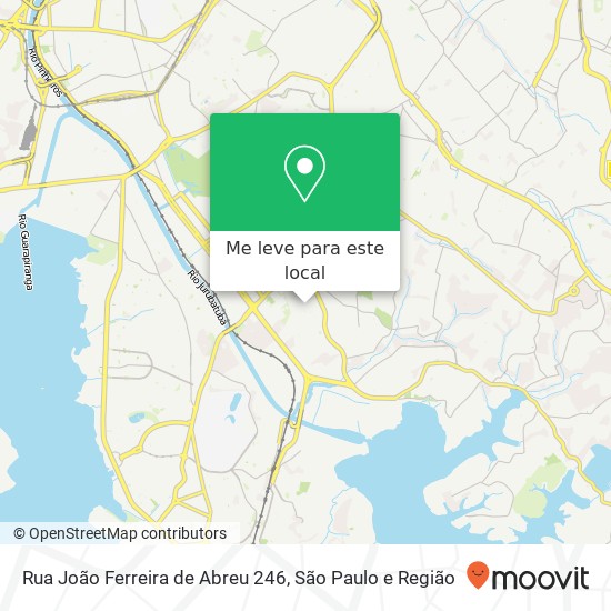Rua João Ferreira de Abreu 246 mapa