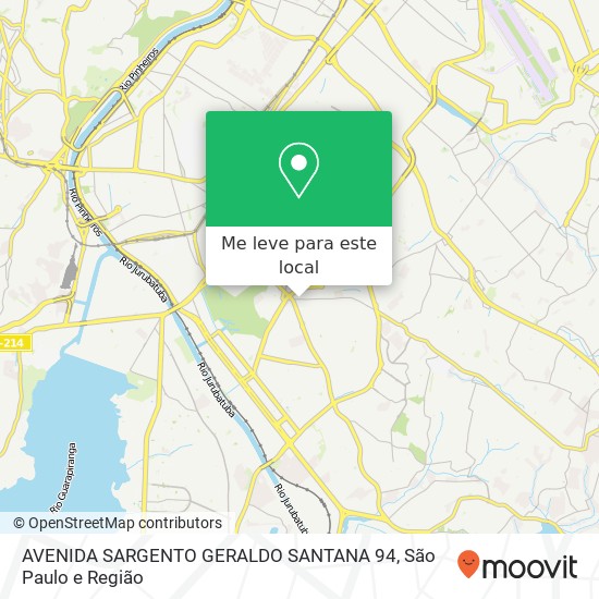AVENIDA SARGENTO GERALDO SANTANA 94 mapa