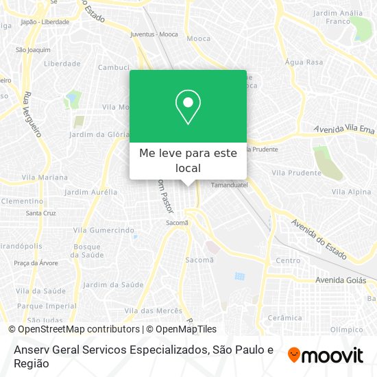 Anserv Geral Servicos Especializados mapa