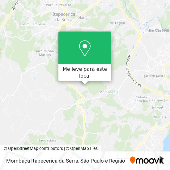 Mombaça Itapecerica da Serra mapa