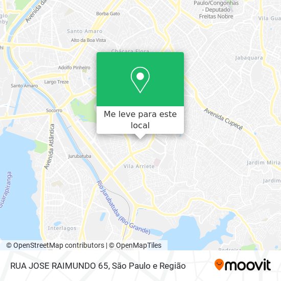 RUA JOSE RAIMUNDO 65 mapa