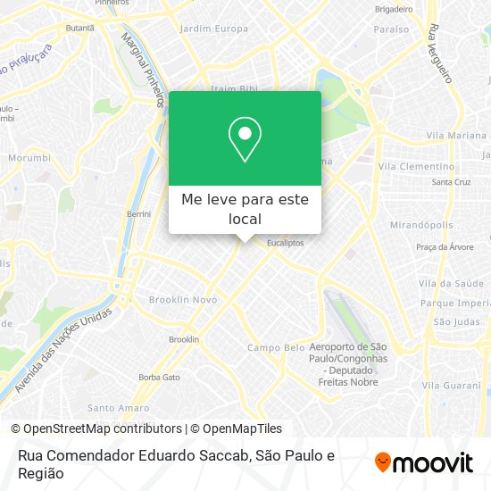 Rua Comendador Eduardo Saccab mapa