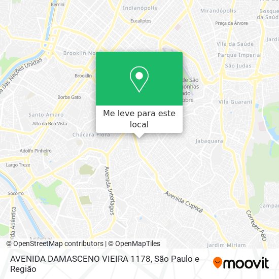 AVENIDA DAMASCENO VIEIRA 1178 mapa