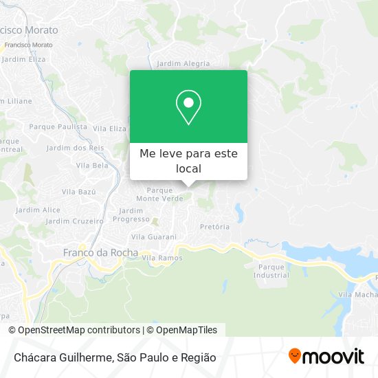Chácara Guilherme mapa