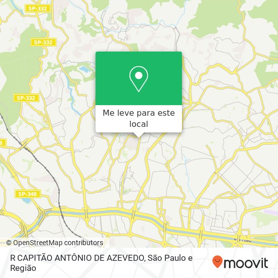 R CAPITÃO ANTÔNIO DE AZEVEDO mapa