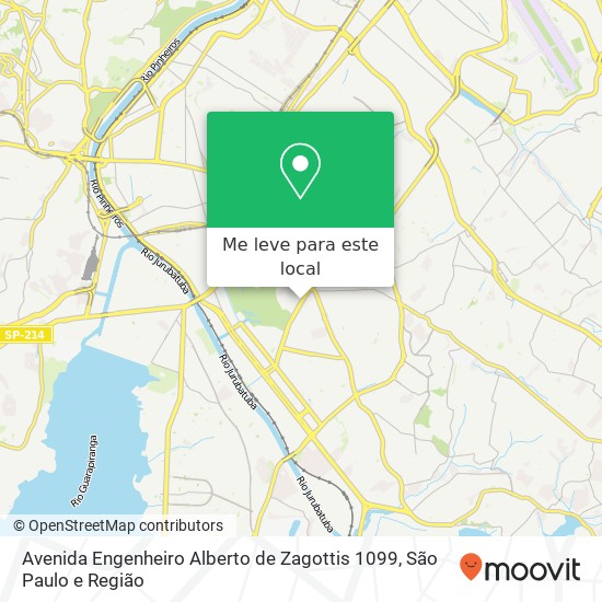 Avenida Engenheiro Alberto de Zagottis 1099 mapa