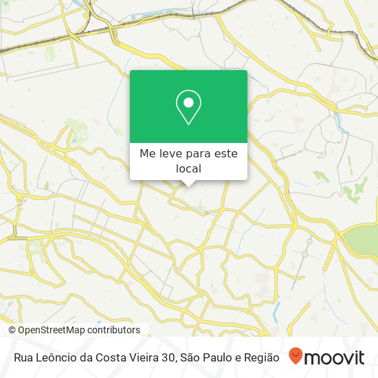 Rua Leôncio da Costa Vieira 30 mapa