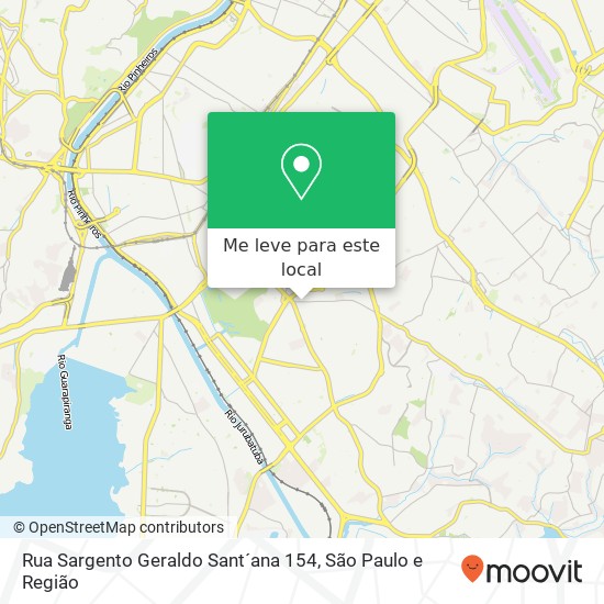 Rua Sargento Geraldo Sant´ana 154 mapa
