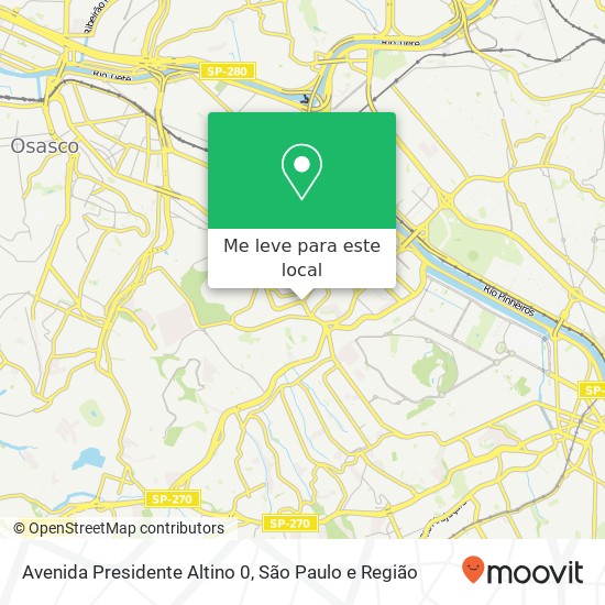 Avenida Presidente Altino 0 mapa