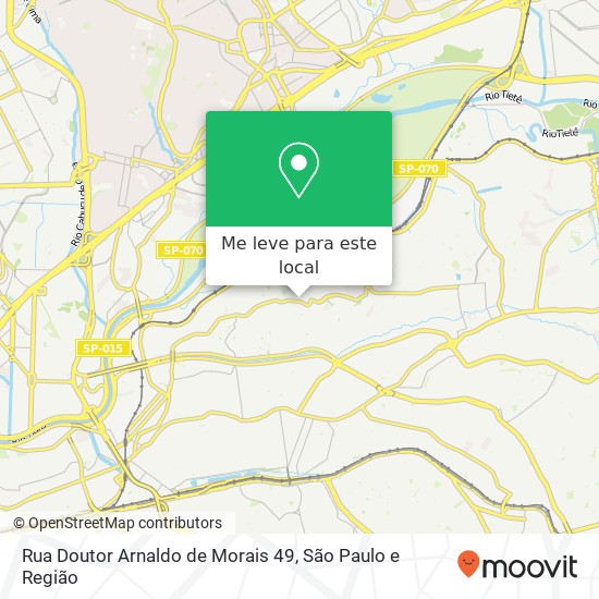 Rua Doutor Arnaldo de Morais 49 mapa