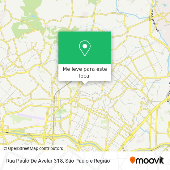 Rua Paulo De Avelar 318 mapa