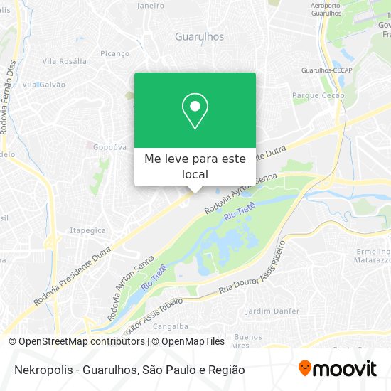 Nekropolis - Guarulhos mapa