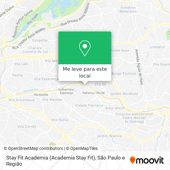 Stay Fit Academia mapa