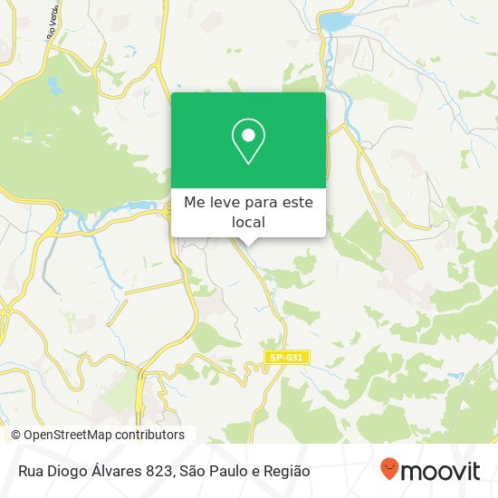 Rua Diogo Álvares 823 mapa