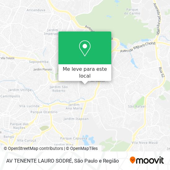 AV TENENTE LAURO SODRÉ mapa