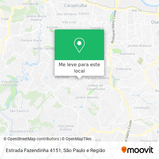 Estrada Fazendinha 4151 mapa
