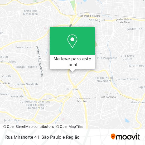 Rua Miranorte 41 mapa