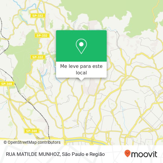 RUA MATILDE MUNHOZ mapa
