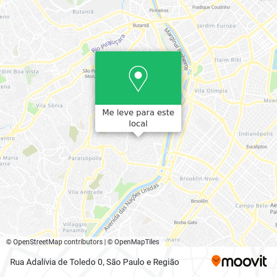 Rua Adalívia de Toledo 0 mapa