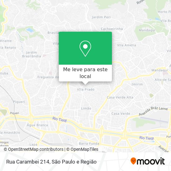 Rua Carambei 214 mapa