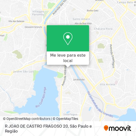 R JOAO DE CASTRO FRAGOSO 20 mapa