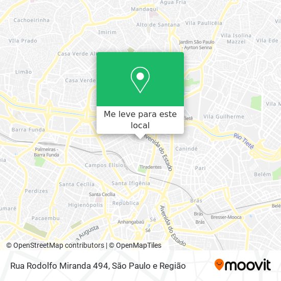 Rua Rodolfo Miranda 494 mapa