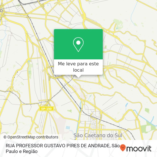 RUA PROFESSOR GUSTAVO PIRES DE ANDRADE mapa