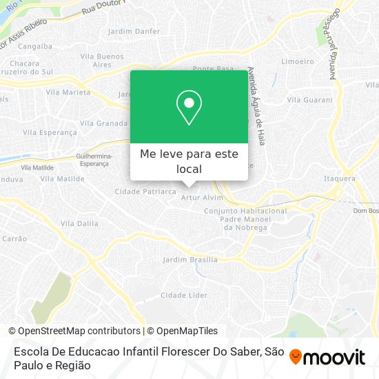 Escola De Educacao Infantil Florescer Do Saber mapa