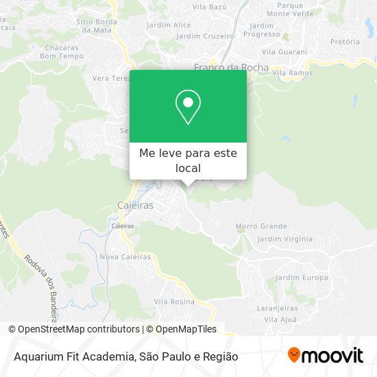Aquarium Fit Academia mapa