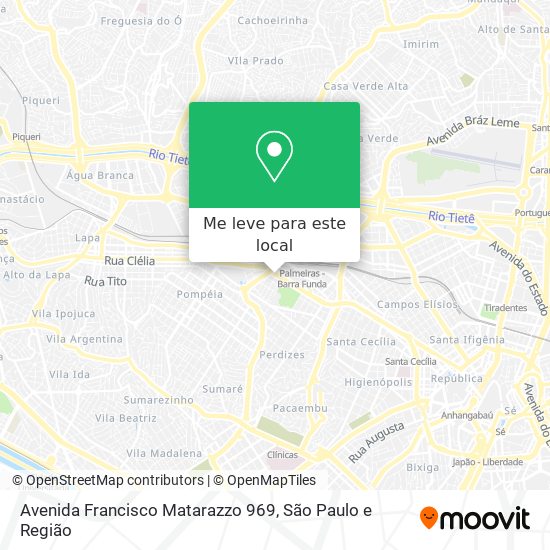 Avenida Francisco Matarazzo 969 mapa