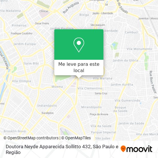 Doutora Neyde Apparecida Sollitto 432 mapa